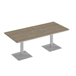 City СИ 152 ДС БП  Стол для переговоров на квадратных опорах-колоннах (220x90x75)