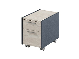 Инновация I-90 Тумба подкатная 330*504*437 Дуб Сонома/Антрацит