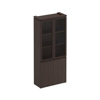 Mark МК 343 Шкаф для документов 90см (90x40.4x210)  Дуб валенсия