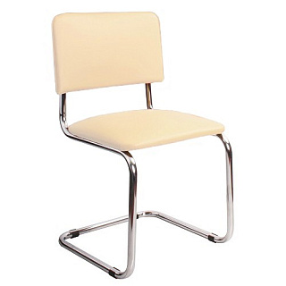 Стул Sylwia chrome кожзам V18 бежевый  