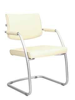 Стул для посетителей Delta silver V18 бежевый