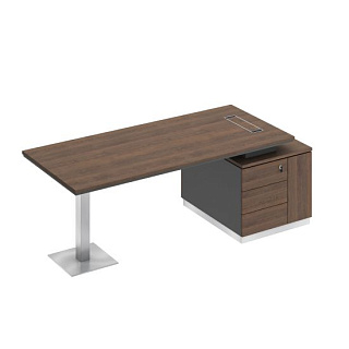 City СИ 106 ДГ АР ДГ Стол на опорной тумбе (218x90x75) 20*