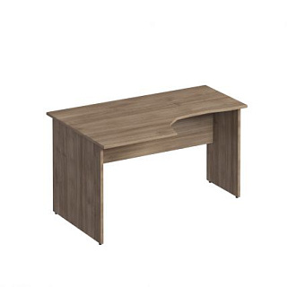 Комфорт 132 Стол эргономичный левый 140x90x75 Дуб шамони темный