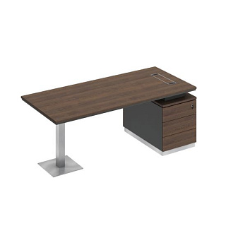 City СИ 104 ДГ АР ДГ Стол на опорной тумбе для руководителя (200x90x75)