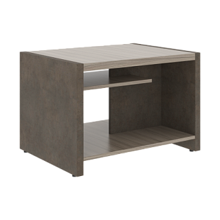 Wood&Stone СФ-531602 Стол журнальный 600х800х550 Дрифтвуд/Бетон Чикаго темный