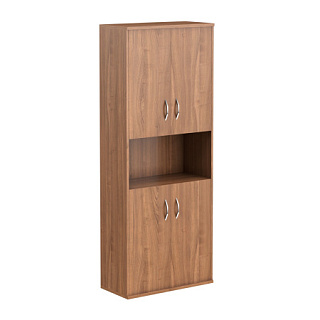 Imago СТ-1.5 Шкаф с двумя комплектами глухих малых дверей 770*365*1975 Орех французский