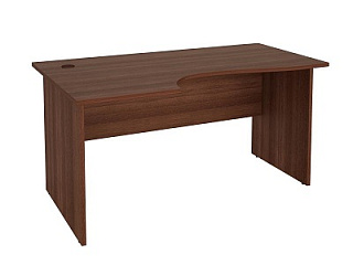 62.22 Стол эргономичный левый 150*90 Орех пегас