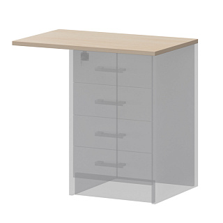 Арго А-706 (А-706+фурн.) Крышка 730x450x22  Бук