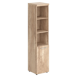 Torr-Z THC 42.5 Шкаф колонка с глухой малой дверью и топом 432х450х1968 Дуб Каньон Z