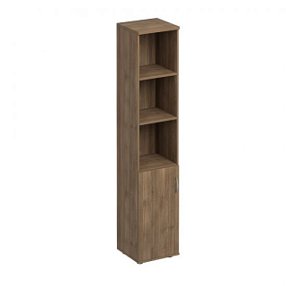 Комфорт К.380 ШТ Шкаф для документов узкий полузакрытый (40x38x200) 