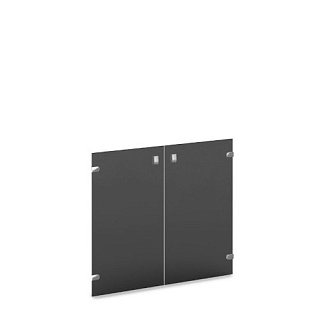 Vasanta V-012 Двери низкие стеклянные тонированные - комплект 2 шт 810*4*702 