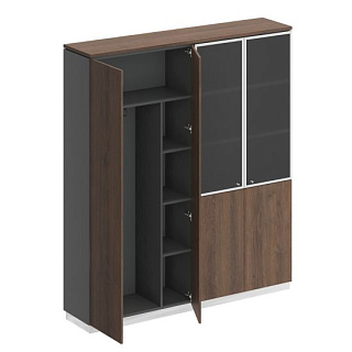 City СИ 312 ДГ АР ДГ/ХР Шкаф комбинированный гардероб с полками (180.2x40x203.4)