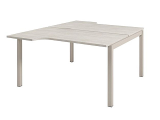 Solution D-611 Бенч-система столов-тандемов на металлокаркасе 1400/460*1432/ 1792*750