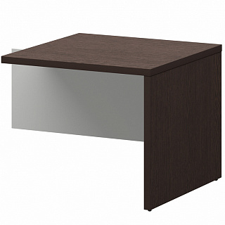 Кортез КZВ-09 Бриф-приставка 900х900х750 Дуб венге/Белый