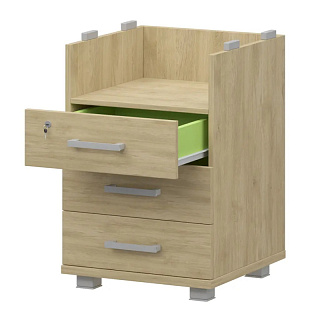 Аргентум НТ-320 Корпус тумбы приставной 440x450x750 Баттл рок