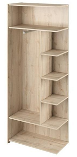 Саньяна N-644 Дополнительная секция шкафа для одежды комбинированного 862*440*2176 Дуб Вотан