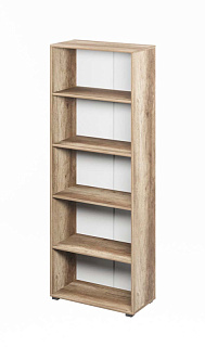 Lemo L-67 Стеллаж высокий 712х356х1916 Дуб Каньон