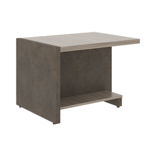 Wood&Stone СФ-531601 Стол журнальный 600х800х550 Дрифтвуд/Бетон Чикаго темный