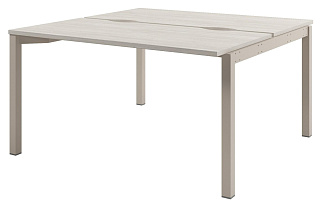 Solution D-411 Бенч-система столов-тандемов на металлокаркасе 1400*1432*750