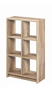Lemo L-70 Стеллаж открытый 765х356х1300 Дуб Каньон