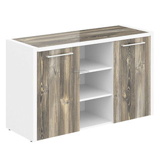 Morris MTF140 Тумба с фригобаром 1400х492х828 Дуб Базель/Белый