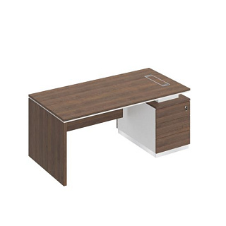 City СИ 109 ДГ БП ДГ Стол руководителя ДСП опора на опорной тумбе (180x90x75)