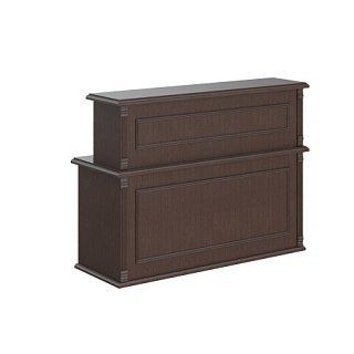 Raut RMS 160 Стойка ресепшен 1600х600х1200 Венге Магия