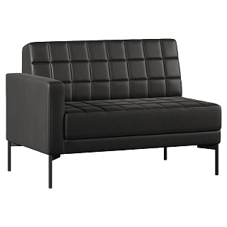 CHAIRMAN ЭЛИФ Секция с подлокотником двухместная правая 1270х800х840 