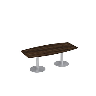 Борн В 325 Стол для переговоров на опорах-колоннах (240x110x75) Дуб ристретто