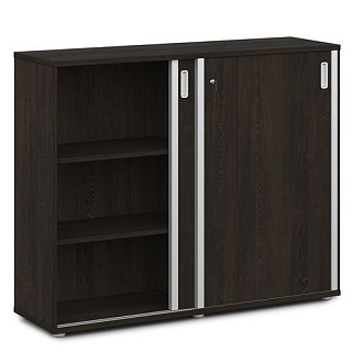 Vasanta V-75 Шкаф-купе средний с замком и 6 полками 1462*444*1200 Дуб Кентербери