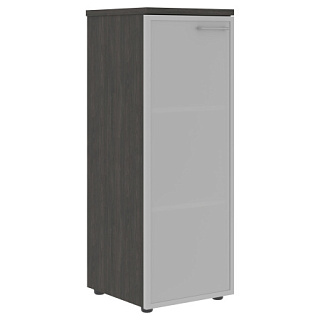 Xten XMC 42.7(L/R) Шкаф колонка со стеклянной дверью в AL раме и топом 432х432х1190 Дуб Юкон Мо