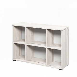 Lemo Стеллаж низкий 1200х374х803 Таксония айвори