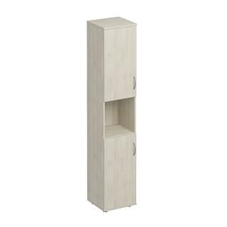 Комфорт К.384 ДШ Шкаф для документов узкий 2-дверный с нишей (40x38x200) 