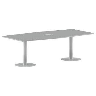 Imago ПРГ-4 Конференц-стол на 6-8 человек  2400х1200х750 Металлик