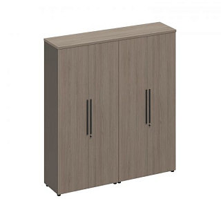 U.rus РС 322 ДЧ/ЛС Шкаф для документов закрытый (181x46x198) Дуб виченца/лава серая