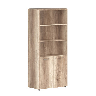 Dioni DHC 85.5(Z) Шкаф с 1 комплектом глухих малых дверей с замком 892х450х1950 Дуб Каньон