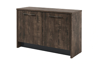 Торстон Т-12-02 Тумба с 2 дверьми 1494*520*970 Дуб Бунратти/Антрацит 