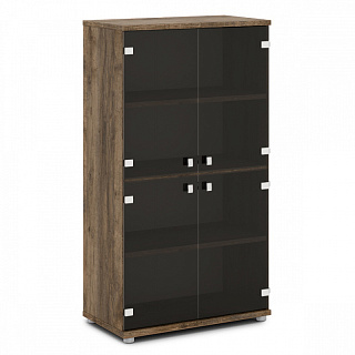 Vasanta V-668 Шкаф со стеклом 820*440*1490 Дуб Самдал