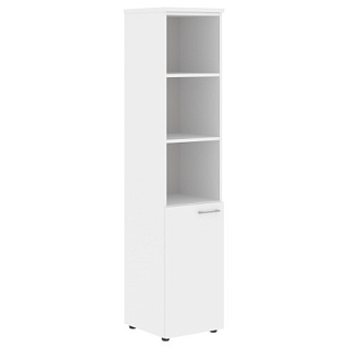 Xten XHC 42.5(L/R) Шкаф колонка с глухой малой дверью и топом 432х432х1955  Белый