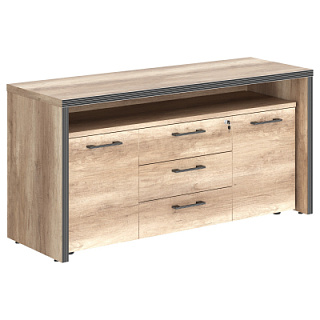 Torr TTF-3D.1A Тумба с фригобаром 1640х550х800 Дуб Каньон