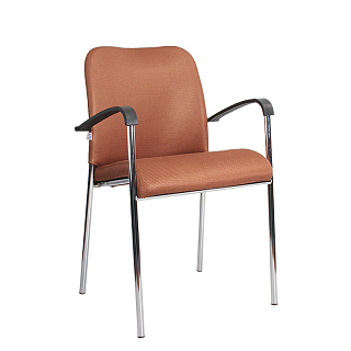 Стул для посетителей Amigo Lux chrome W01/T01 черный