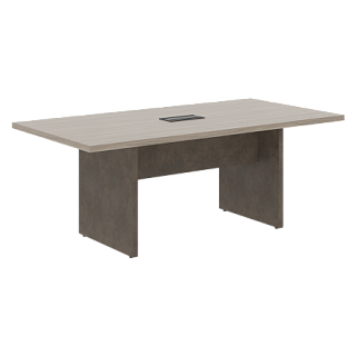 Wood&Stone СФ-531101 Стол для заседаний 2000х1020х760 Дрифтвуд/Бетон Чикаго темный