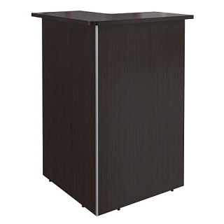 Dex DMC 88 (L/R) Стойка ресепшен угловая 800х800х1200 Венге Магия