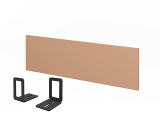 Lemo L-069-1 Экран настольный ЛДСП 1350х18х400 Карамель нюд