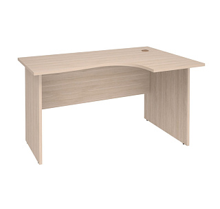 63.61 Стол эргономичный правый 135*90*75 Дуб Кобург