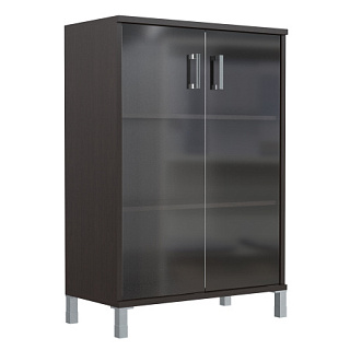 Born B 420.8 Шкаф средний со стеклянными дверьми 900х450х1286 Венге Магия