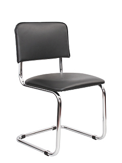 Стул Sylwia chrome кожзам V14 черный 
