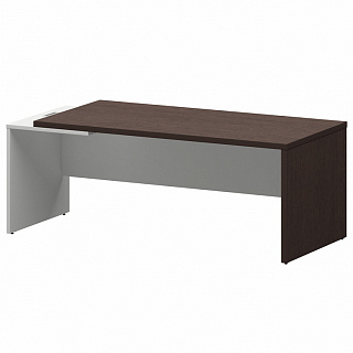 Кортез КZ-20 L/R Стол руководителя лев/пр 2000х900х750 Дуб венге/Белый