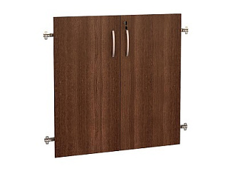 62.59 Дверь на 2 секции 75*79 Орех пегас