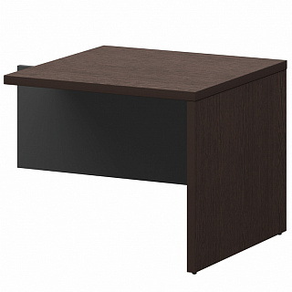 Кортез КZВ-09 Бриф-приставка 900х900х750 Дуб венге/Графит